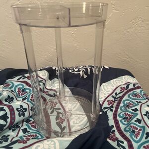 Clear Acrylic Cylinder Display Stand